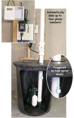 Sump Pump Alarm System, sump, pump, company, waterproofing, drainage, foundation repair