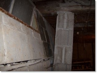 Bowed Leaning Basement Wall Repair Missouri Repairing leaning or bowed walls Columbia, Fulton, Jefferson City St. Charles, bowed wall repair, foundation repair company, fulton, foundation repair