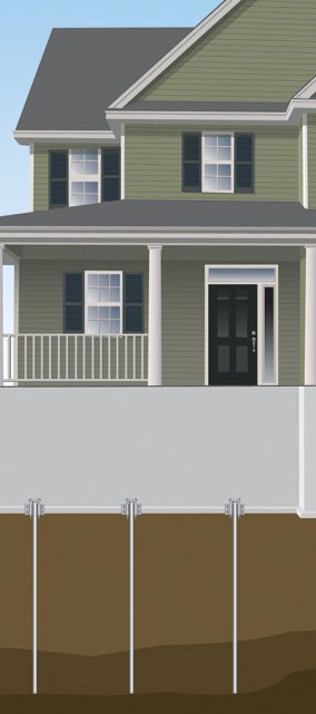 Basement Foundation Repair MO, foundation repair, piering, contractor, company resistance piers, lifting, stablizing foundations, foundation repair